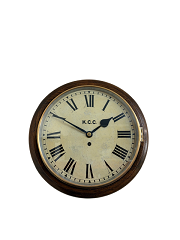 English fusee 12'' dial clock