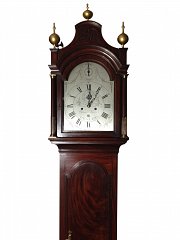 8-day mahogany longcase Clock