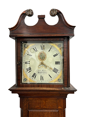 30 hour mahogany longcase clock