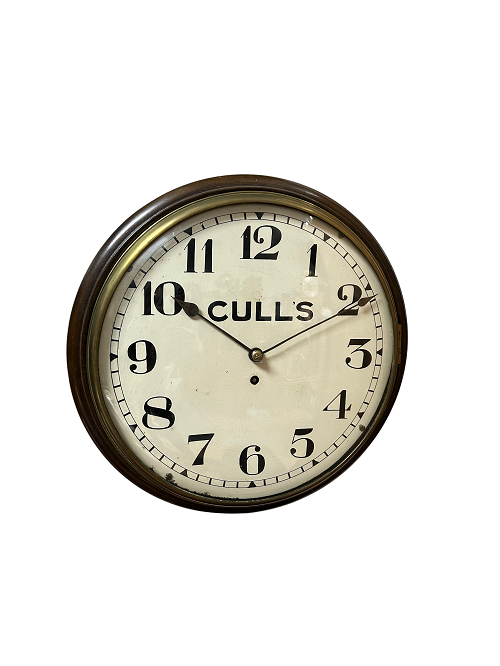 English 12'' fusee dial clock