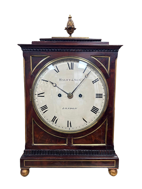 English striking fusee bracket clock