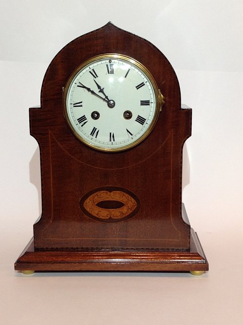 ​French Mahogany Mantle Clock