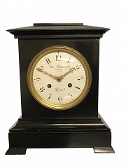 Black marble clock Charles Frodsham