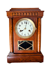 German striking mantle clock