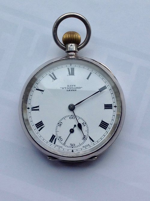 Silver pocket watch